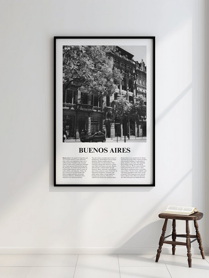 Buenos Aires 03 Newspaper Poster product image (2)