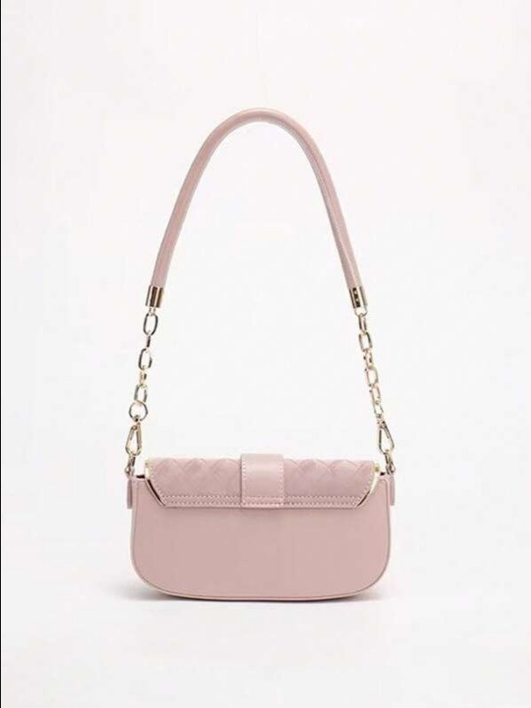 Black Chain Baguette Bag — Y2K Mini Crossbody & Shoulder Bag product image (2)