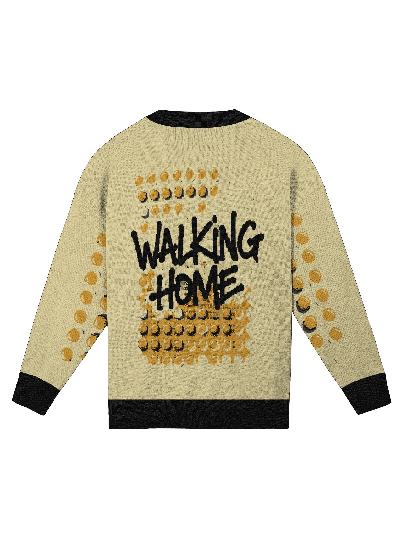 Walking Home Crossing | Jacquard Knit Crewneck | Industrial Streetwear product image (3)