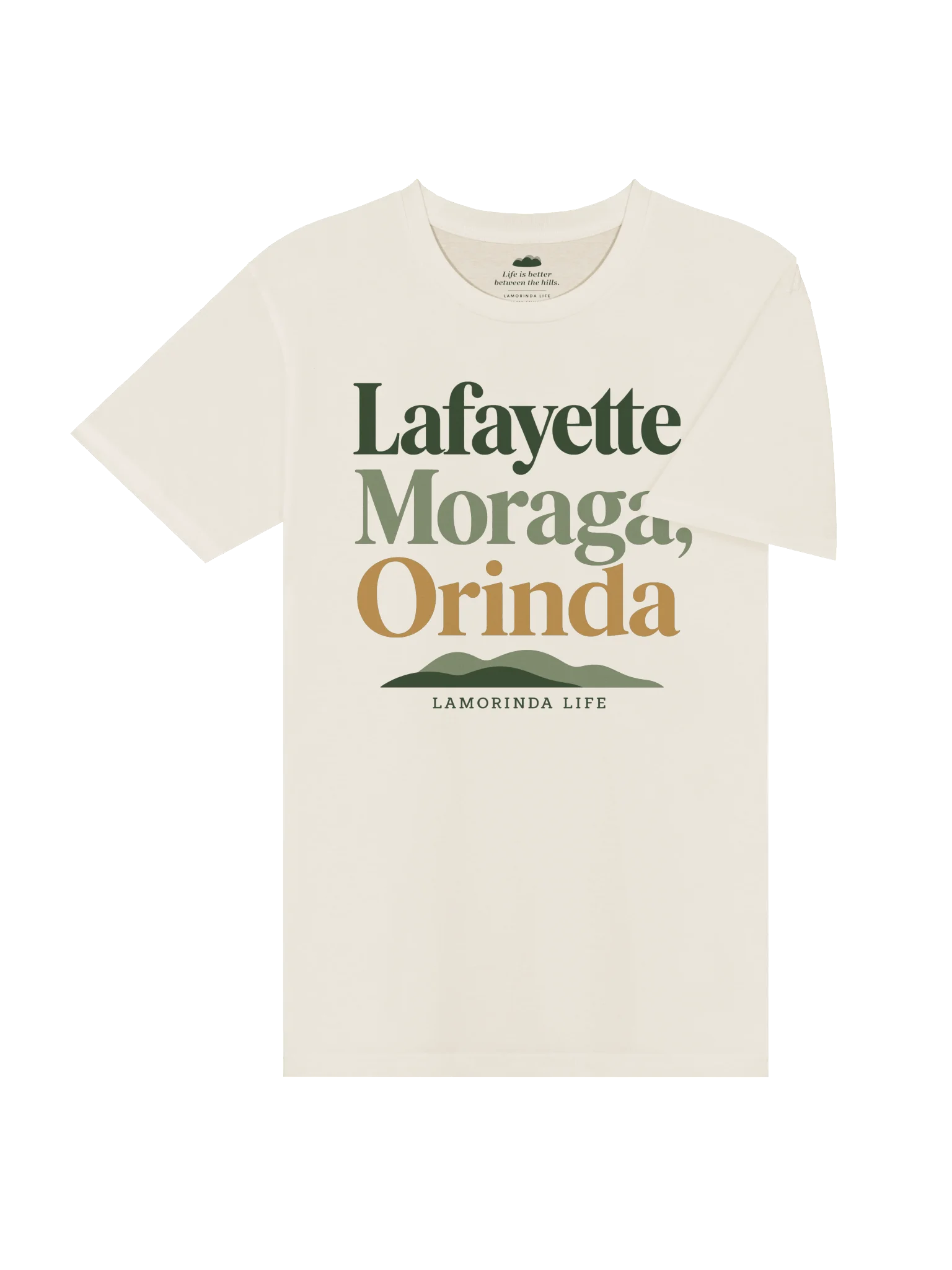Lafayette, Moraga & Orinda T-Shirt | Light product image (5)