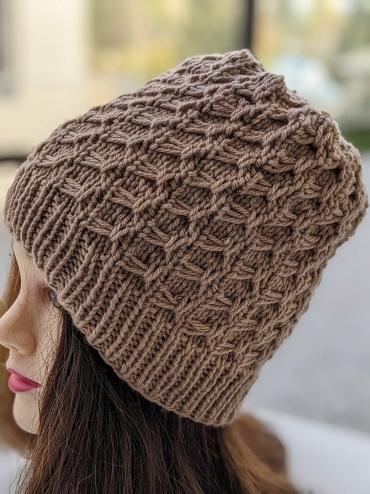 Swivel Knit Winter Hat Pattern product image (1)