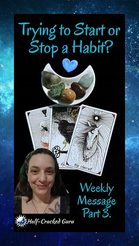 Trying to start or stop a habit?

Check out the full post (link in bio) for:

🎶Today's Crystals, Music, & Credits
🔮More Chann...