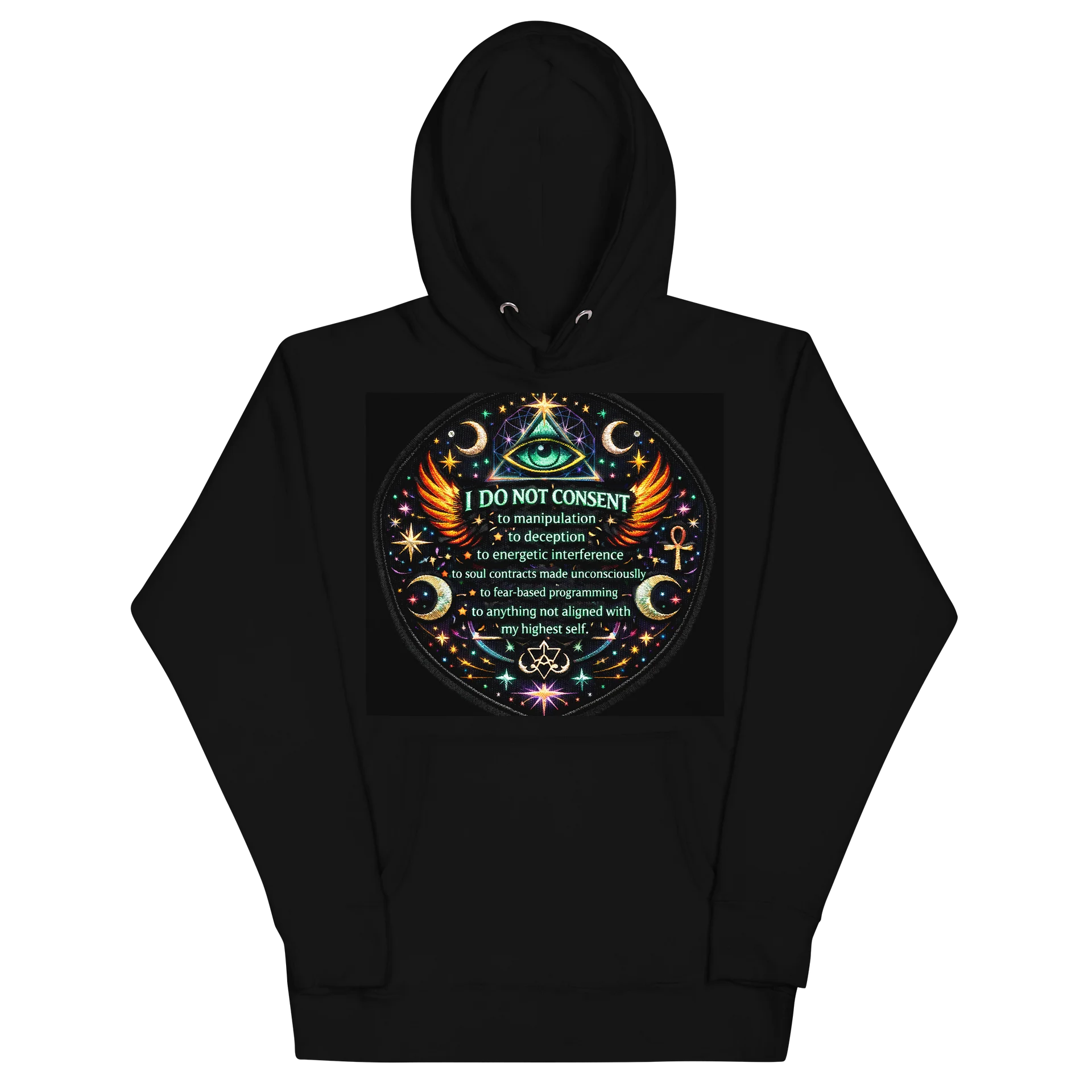 I Do Not Consent -Patch Hoodie product image (2)