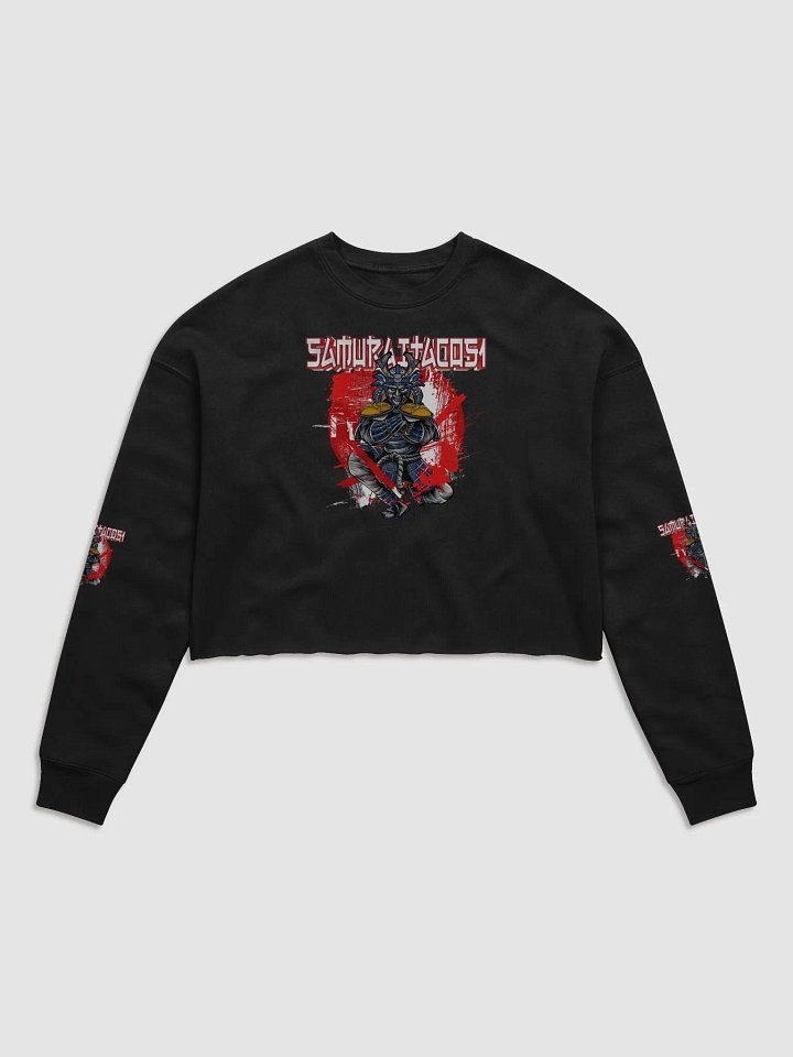 SamuraiTacos1 Illustration Women's Crop Sweatshirt product image (4)