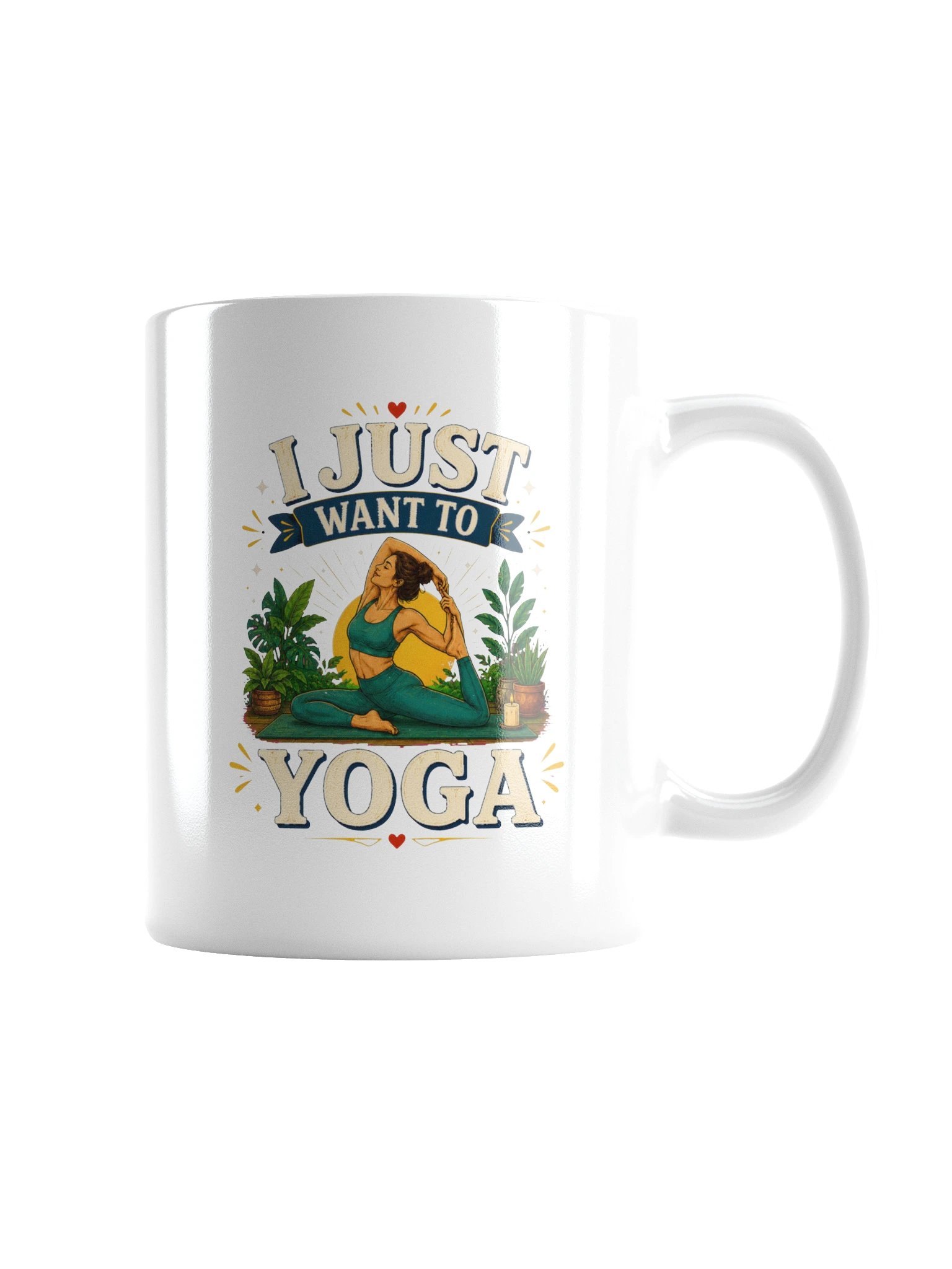 I Just Want To Yoga Mug product image (3)