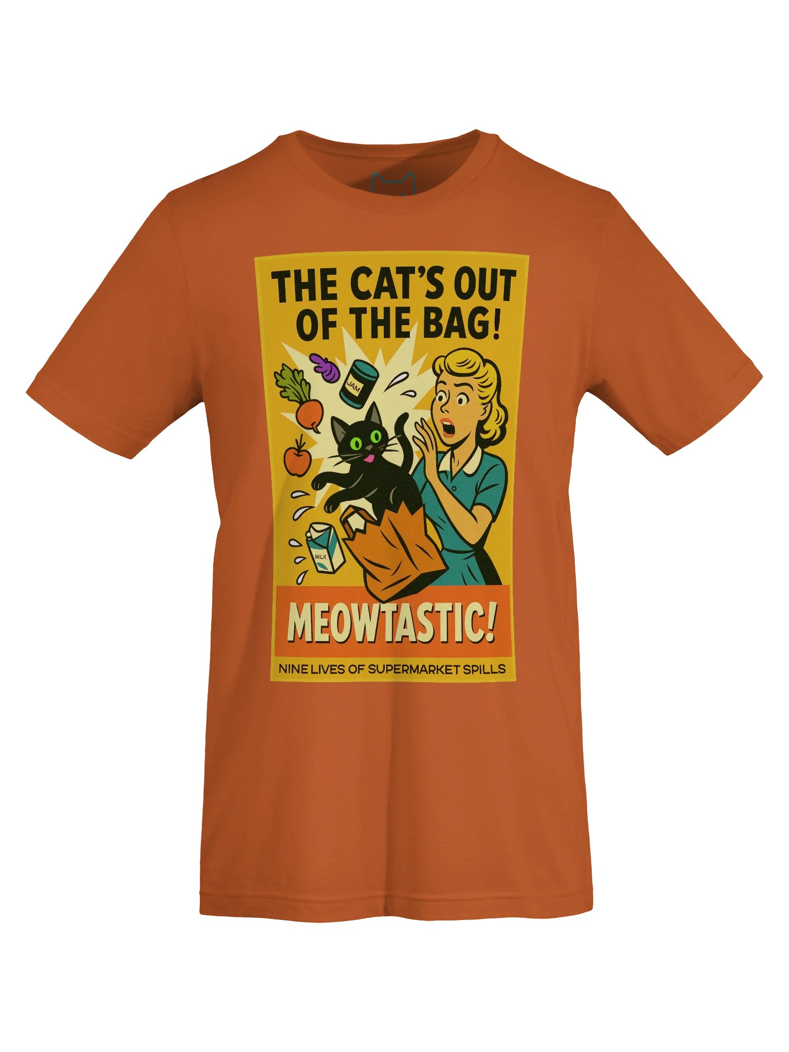 The Cat's Out of the Bag 1950's Retro Concert Tee Fit Unisex T-Shirt product image (55)