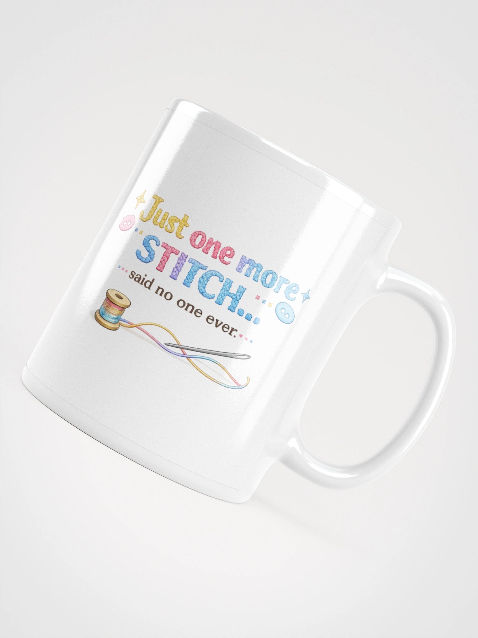 Just one more stitch... said no one ever Mug product image (6)