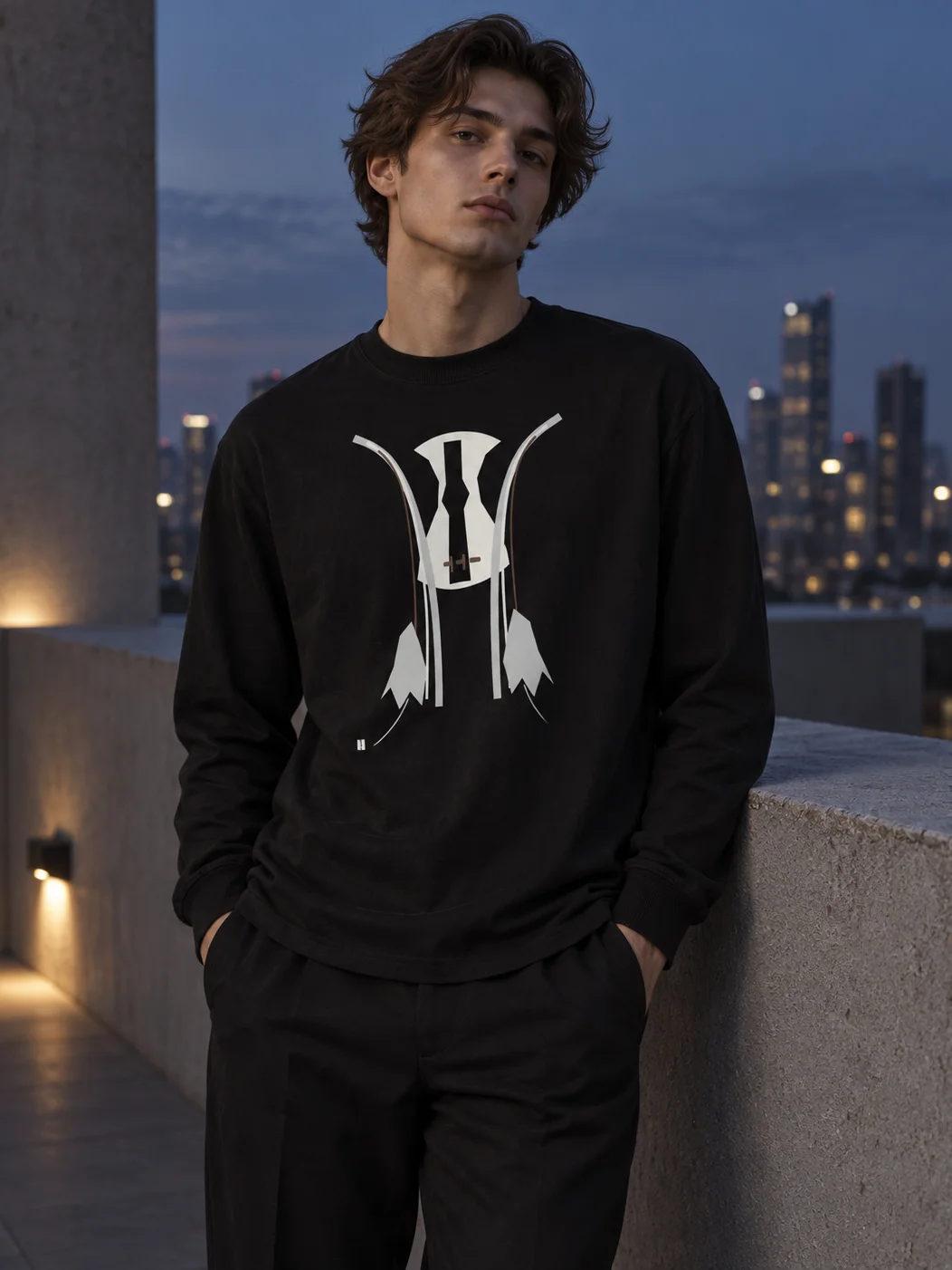 VEIL RETURN — Garment-Dyed Long Sleeve product image (1)
