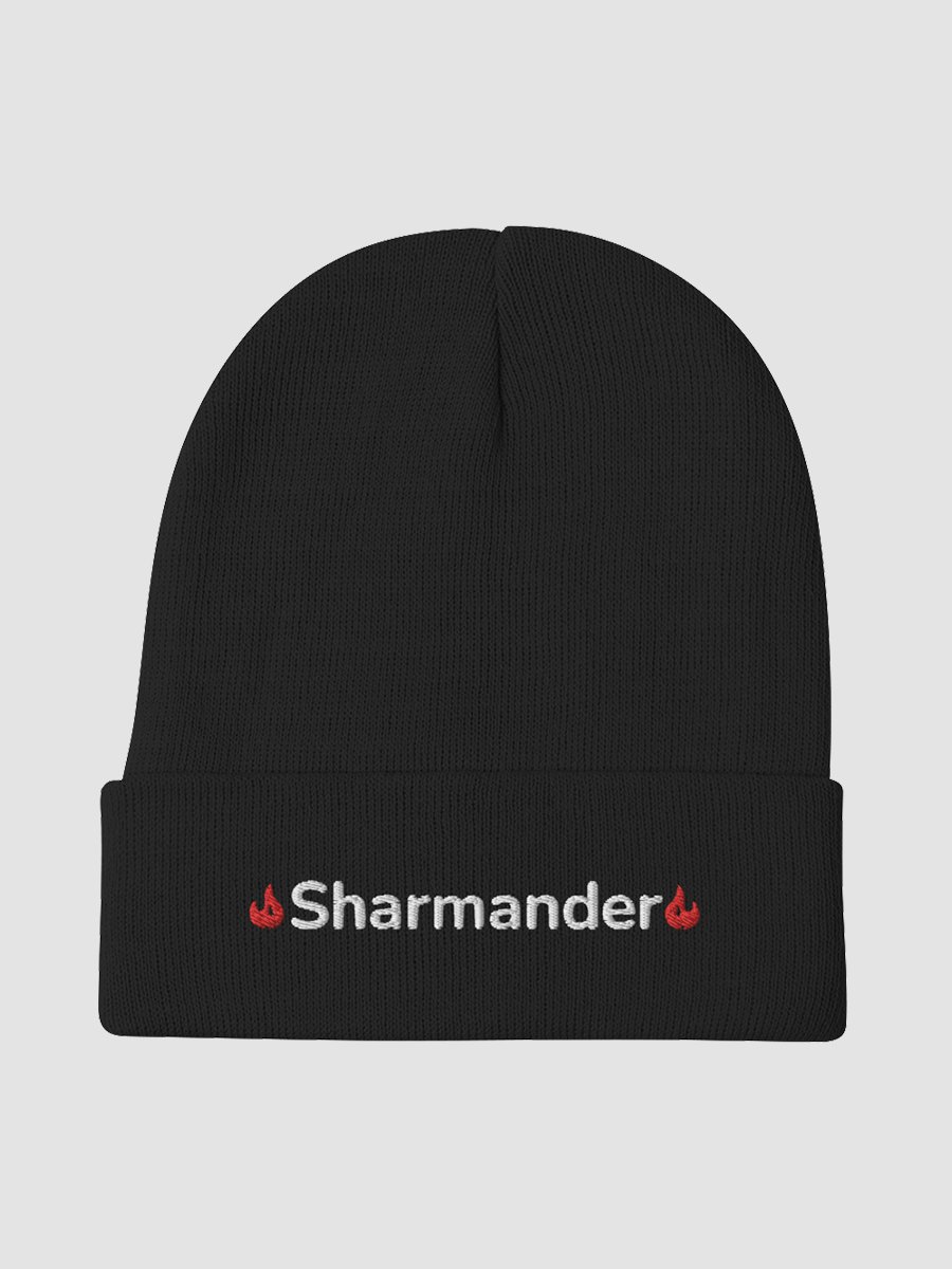 Knit Sharmander Beanie (White) product image (1)