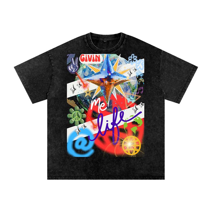 GIVIN ME LIFE✨✨ 🎶🎶SNO WASHED GRAPHIC TEE (MULTIPLE COLORS CLICK PIC)‼️ product image (1)