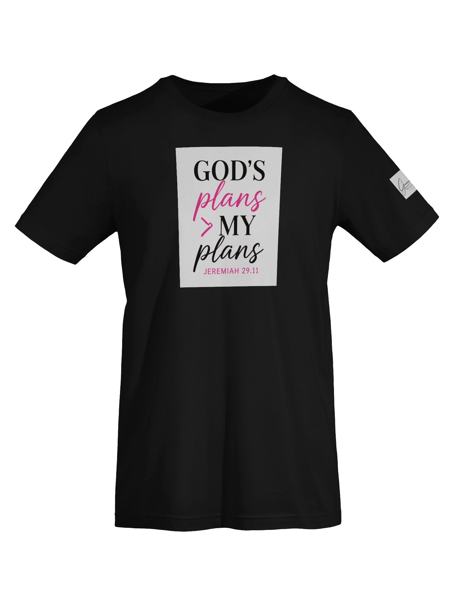 God's Plans Tee-Black product image (5)