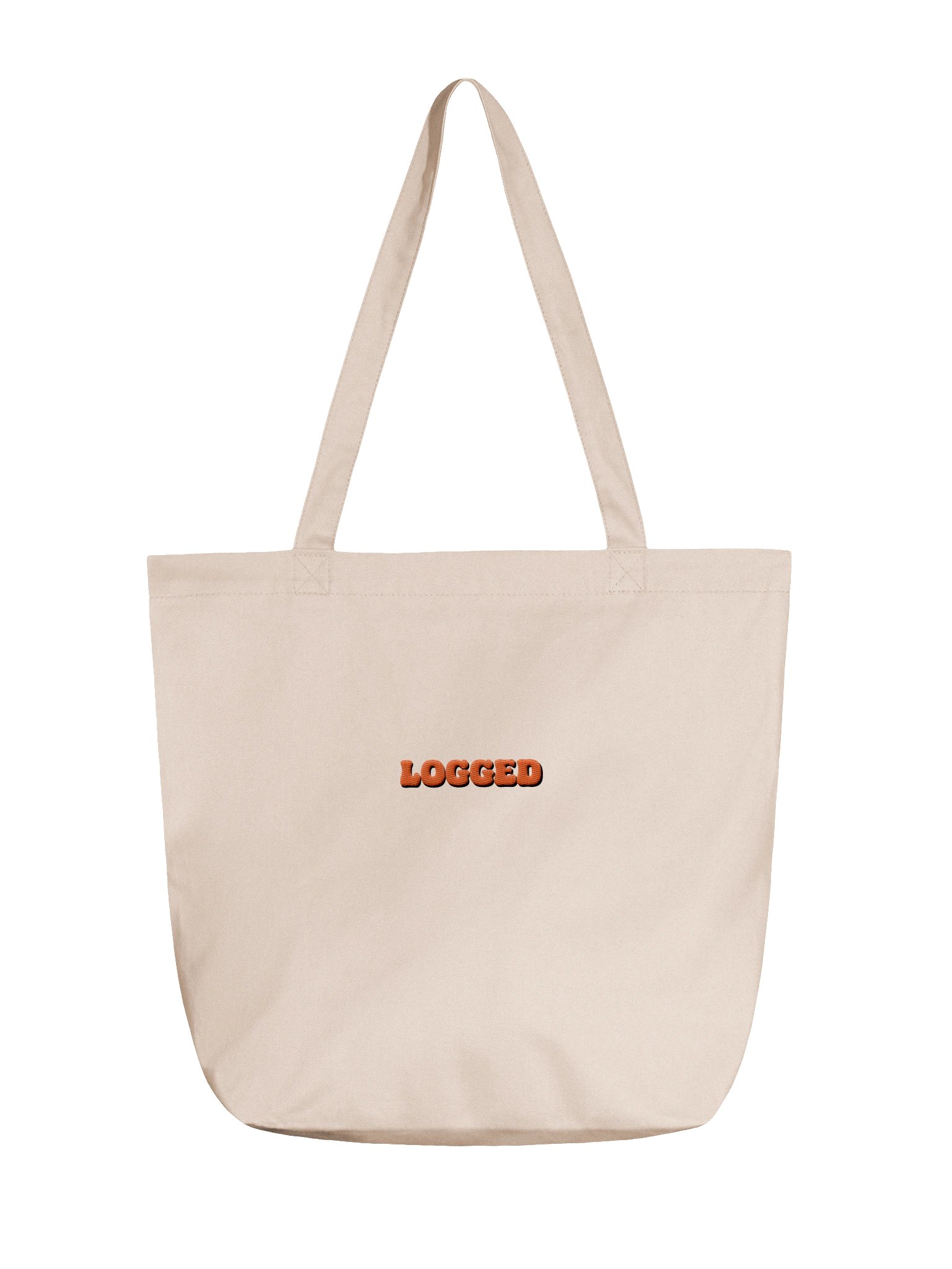 Logged Letters Embroidered Tote product image (1)