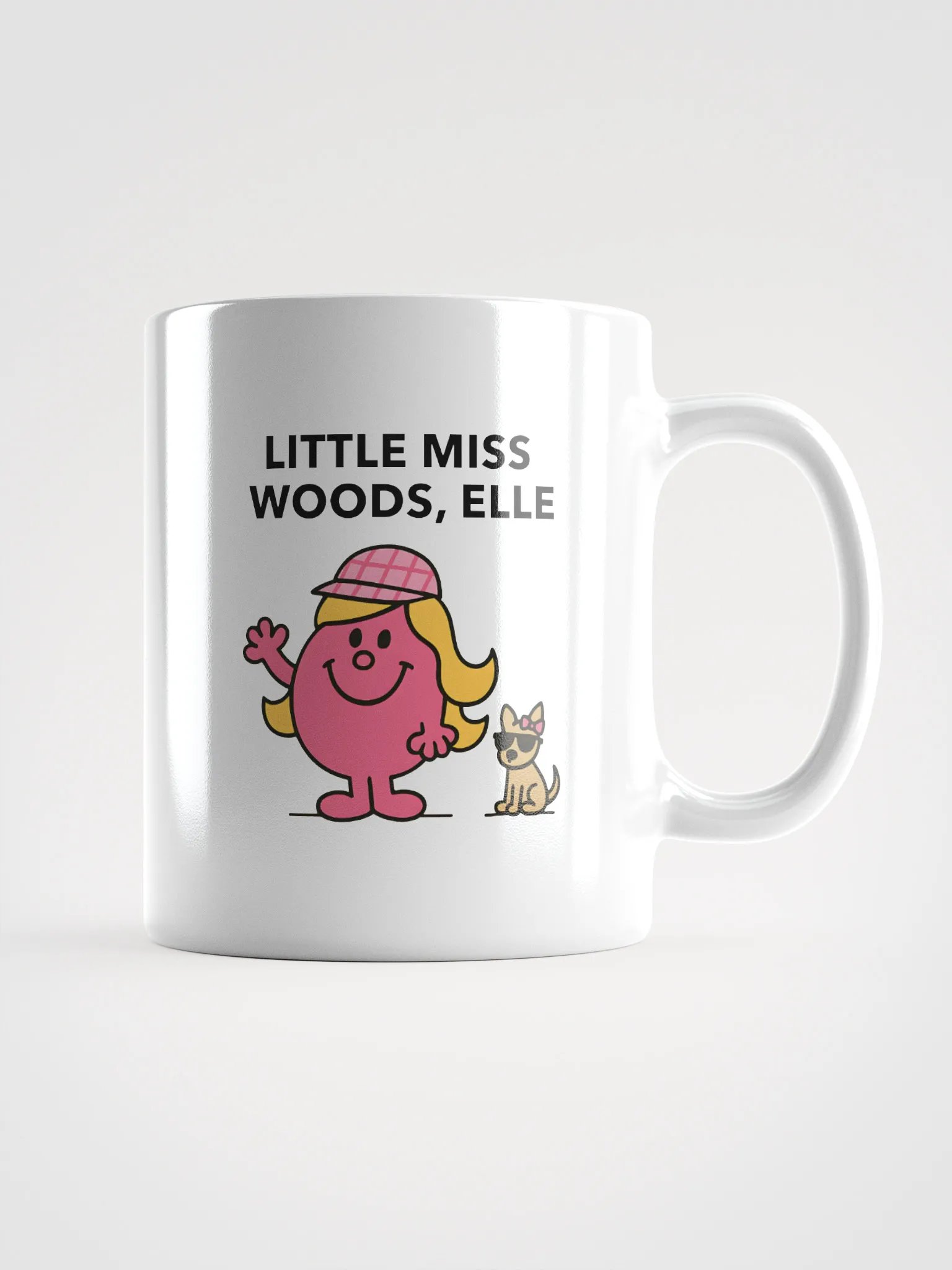 Little Miss Elle Woods Mug – White Glossy Musical Theatre Gift Mug product image (1)