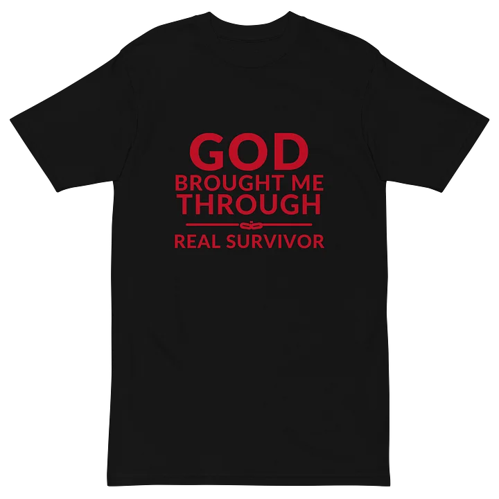 God Brought Me Through Real Survivor Tee product image (3)