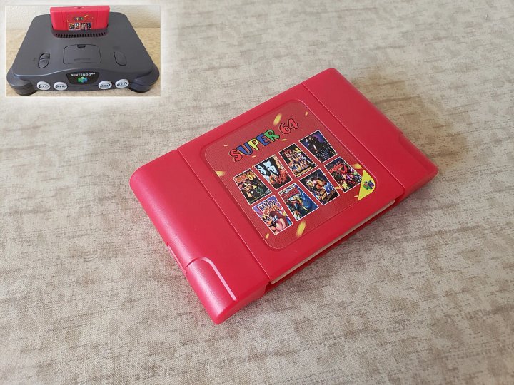 Super 64 Retro N64 Game Cart - 590 in 1 Nintendo Cartridge USA/EUR/Japan - Video Gaming product image (2)