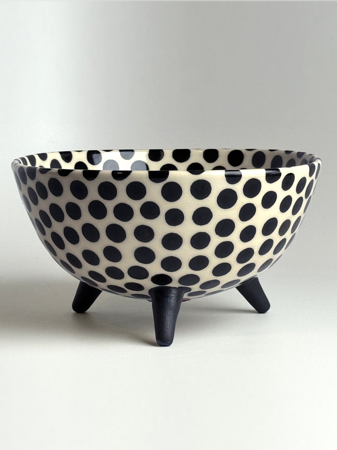 Black Leg Dot Bowl product image (1)