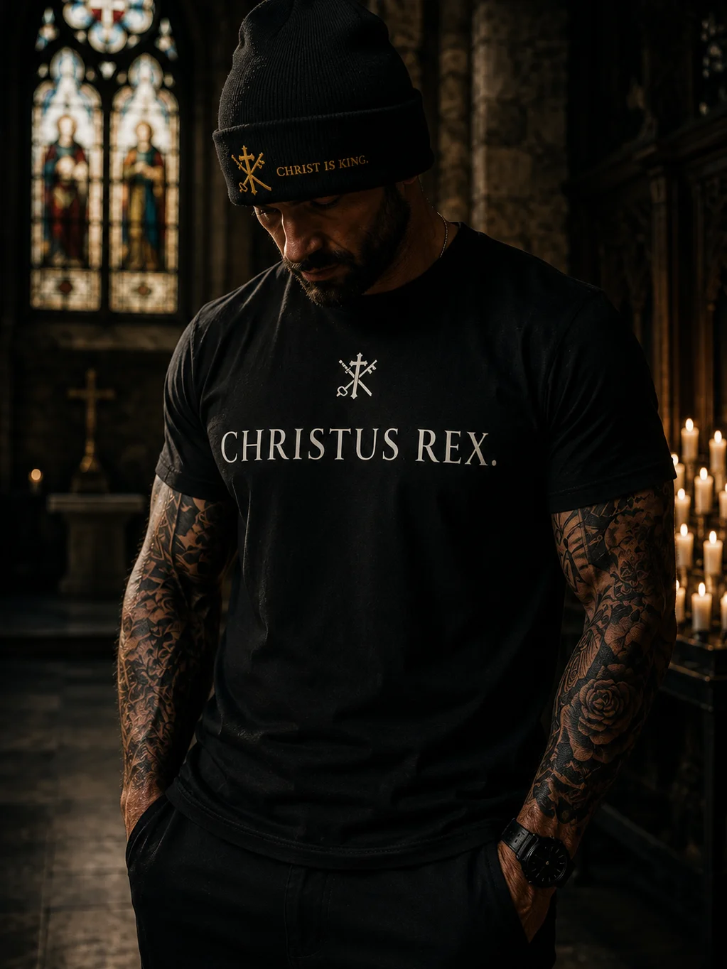 Christus Rex Standard Tee product image (1)
