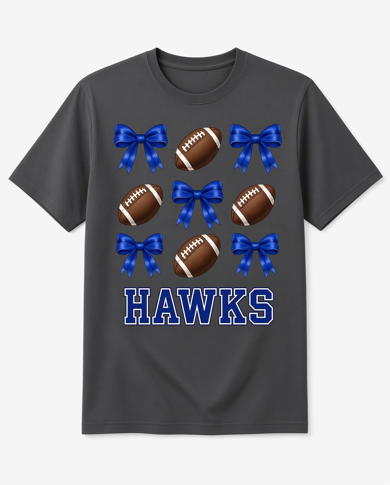Bows and Footballs Tee product image (1)