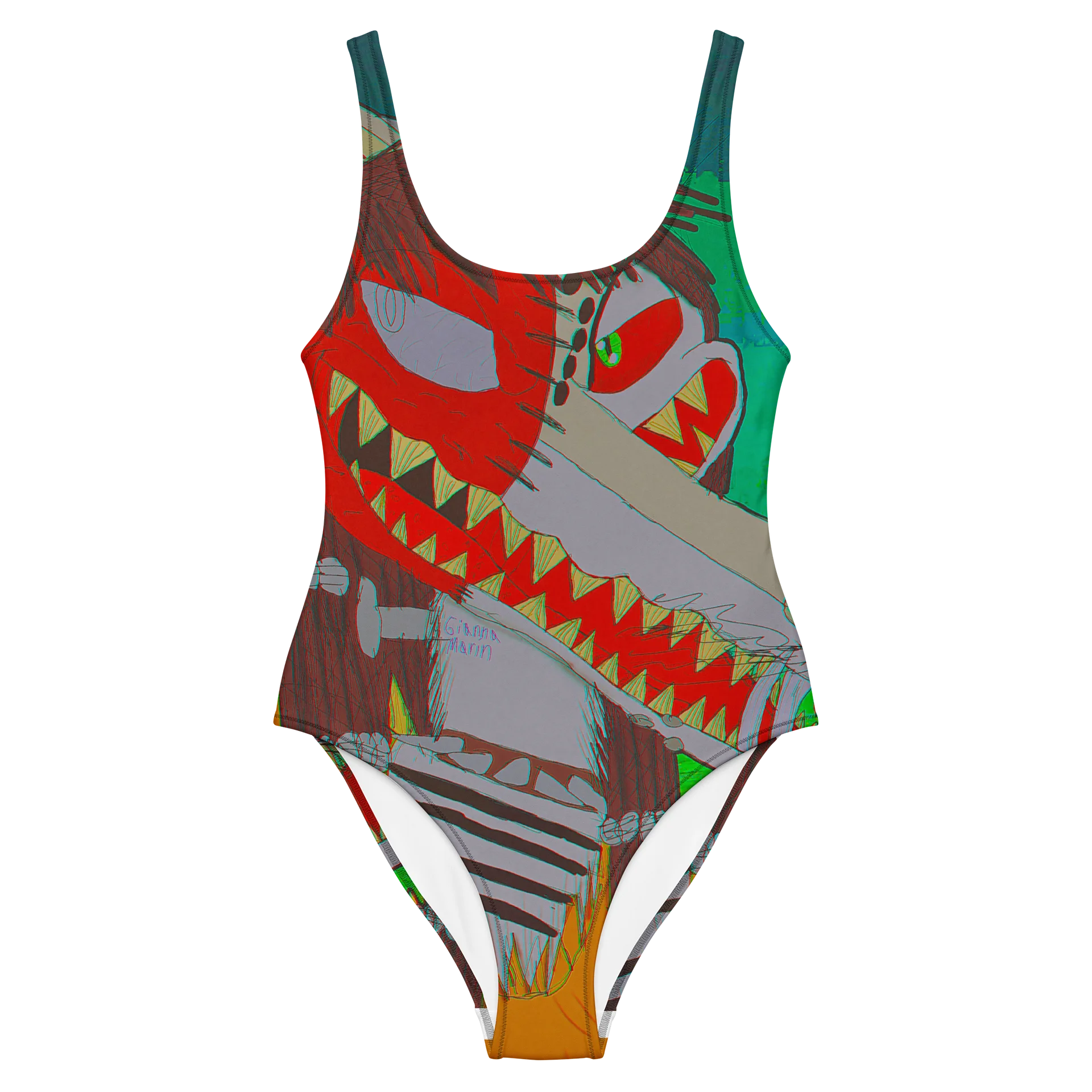 Maceo All-Over Print One-Piece Swimsuit product image (2)