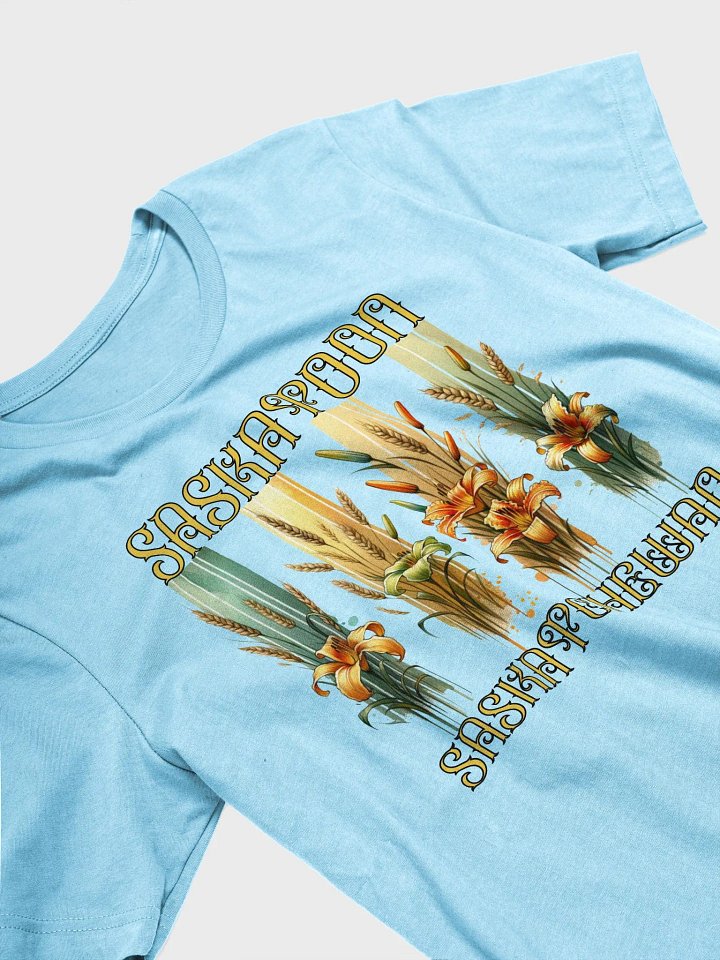 Saskatoon Saskatchewan 4 Vertical Tiger Lily Wheat T-Shirt product image (2)