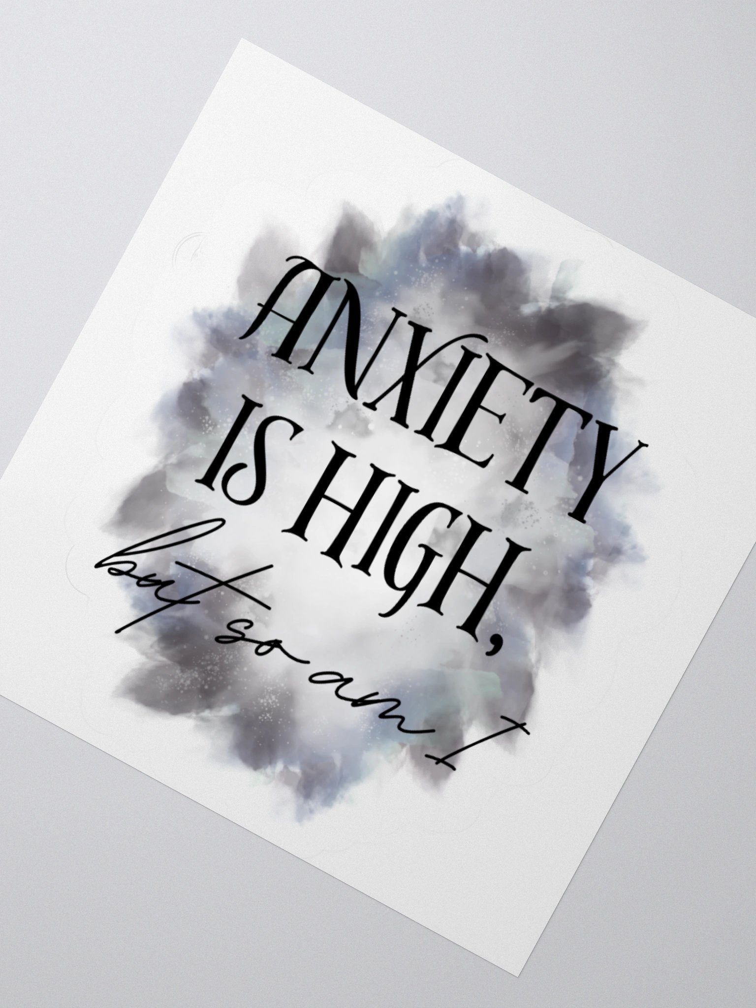 Anxiety is High Stickers product image (2)