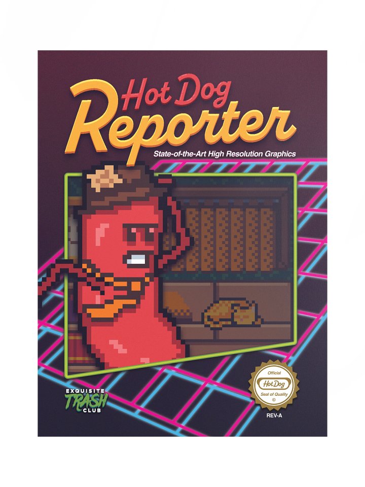 Hot Dog Reporter Box Art Poster product image (2)