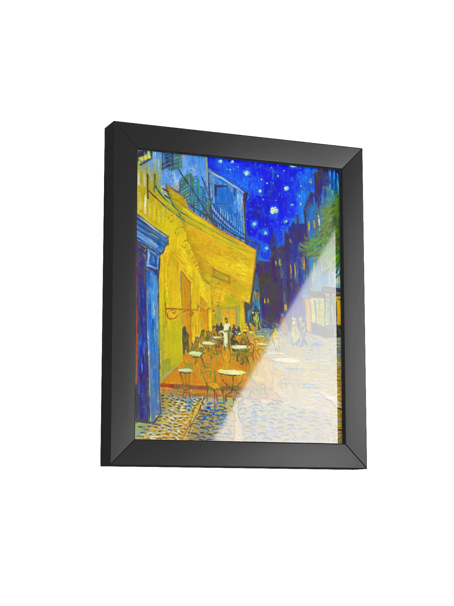 Café Terrace at Night — Small Framed Matte Poster product image (6)