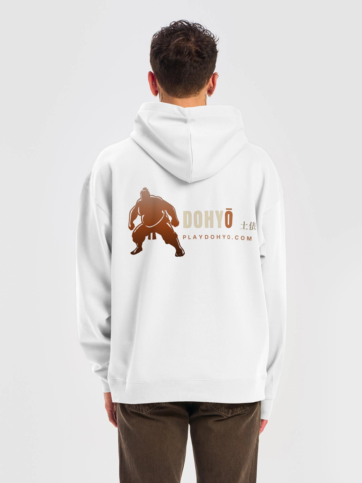 DOHYŌ Hoodie — White product image (6)