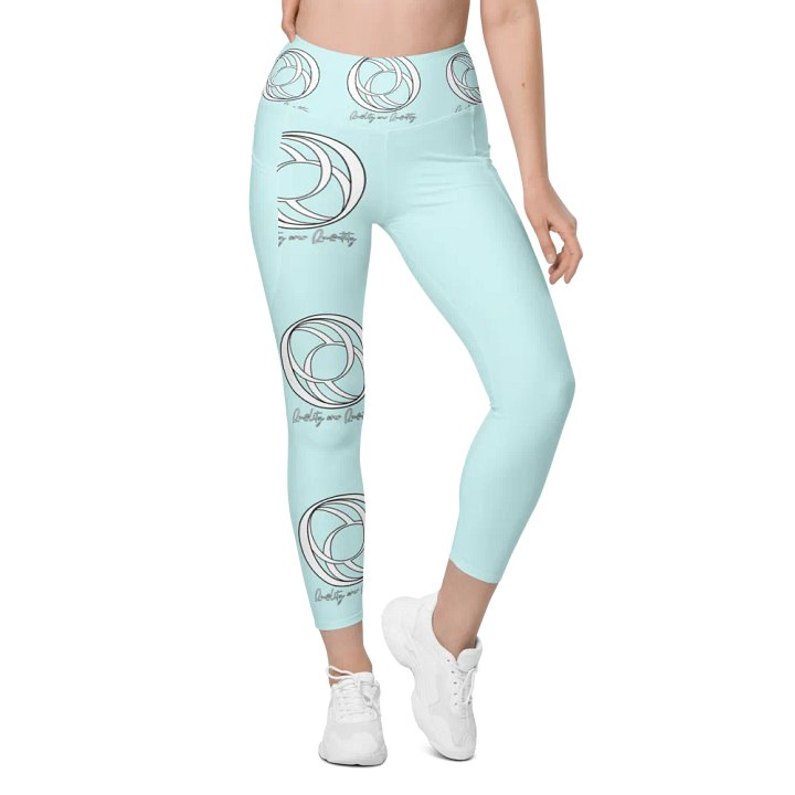 Women's Leggings (Lt.Cyan) product image (1)