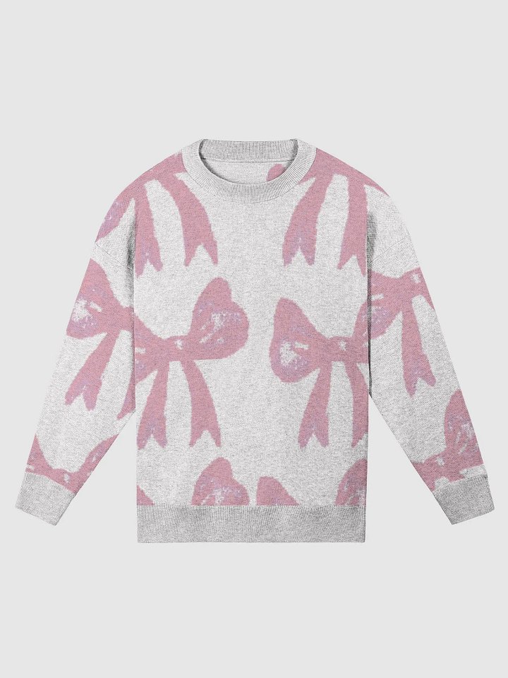 Pink Bow Knit Sweater product image (4)