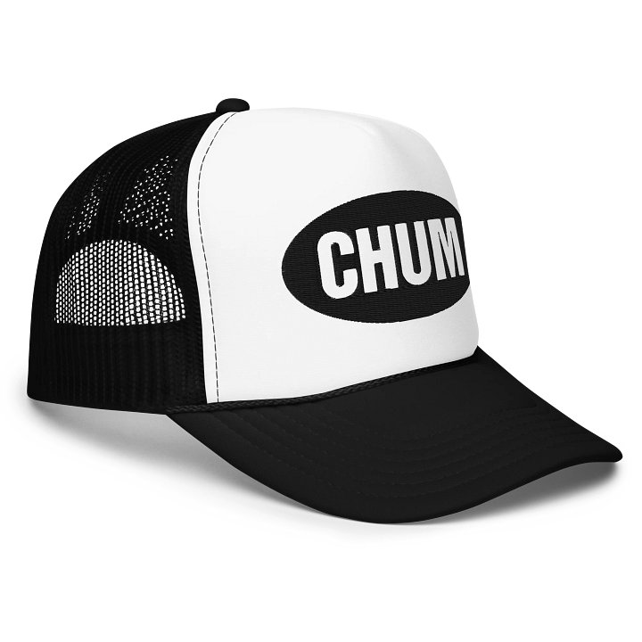 Oval logo foam trucker hat product image (2)