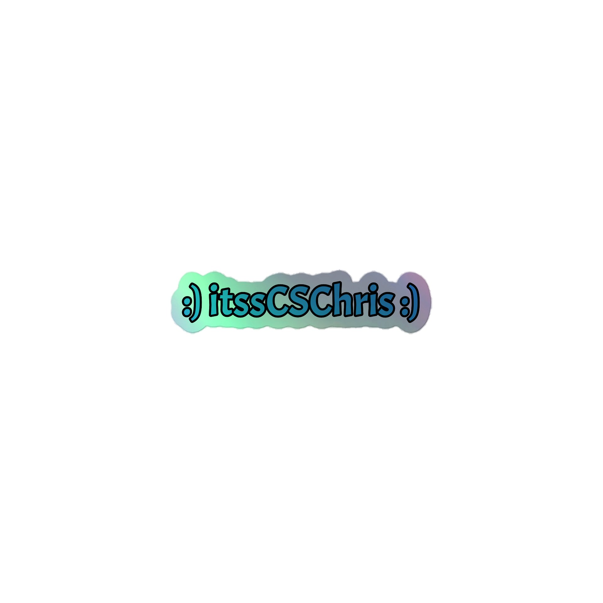 :) itssCSChris :) Holographic Sticker product image (1)