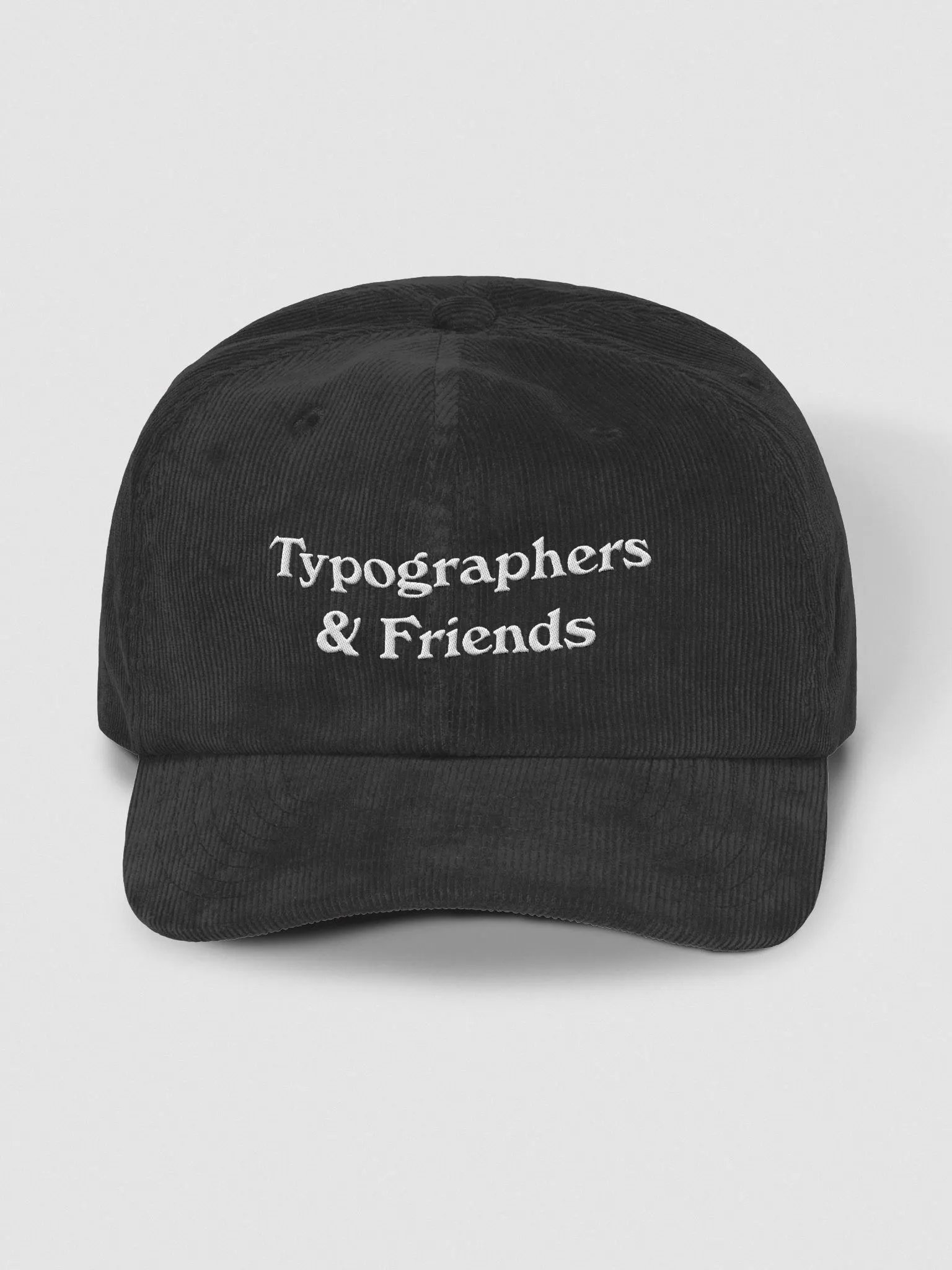 Typographers & Friends (Corduroy Dad Hat) product image (1)