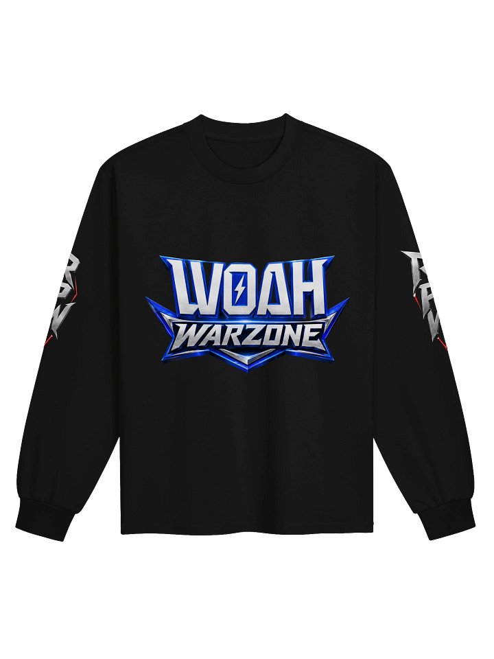 WOAH WARZONE Neon Gaming Logo Long Sleeve product image (6)
