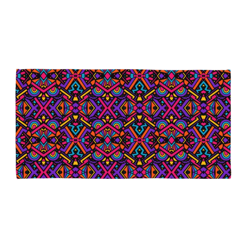 Neon Rewind Beach Towel product image (4)