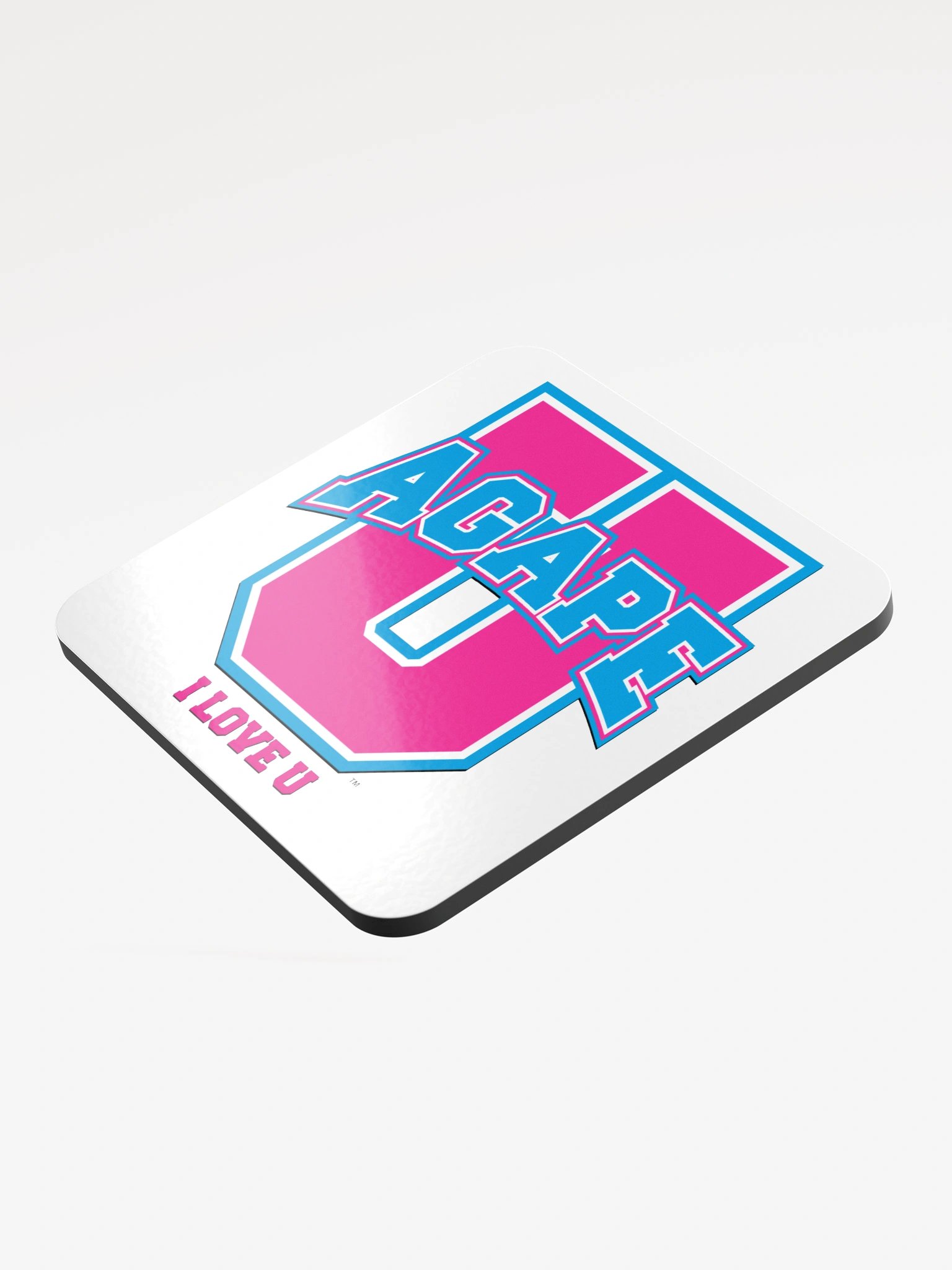 Agape U, Wht Coaster product image (3)
