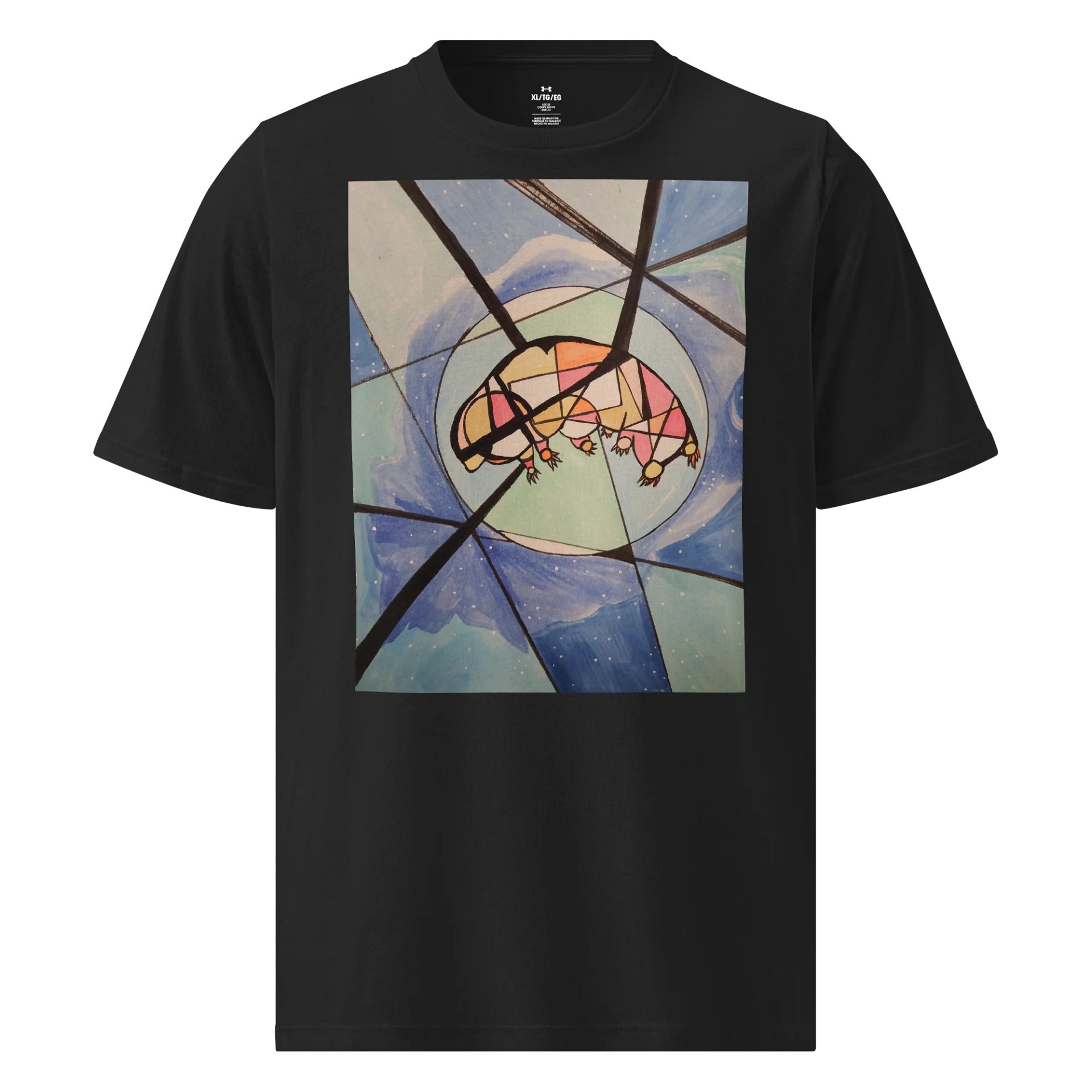 Cubism Painting: The Dream of a Tardigrade Under Armour® Athletic T-Shirt by Under Armour product image (1)