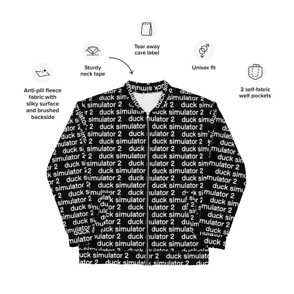 Unisex Duck Simulator 2 Drippy Bomber Jacket product image (11)