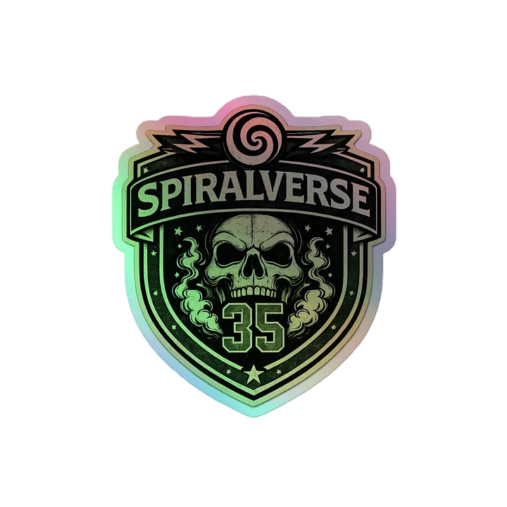 Spiralverse Crest Holographic Sticker product image (2)