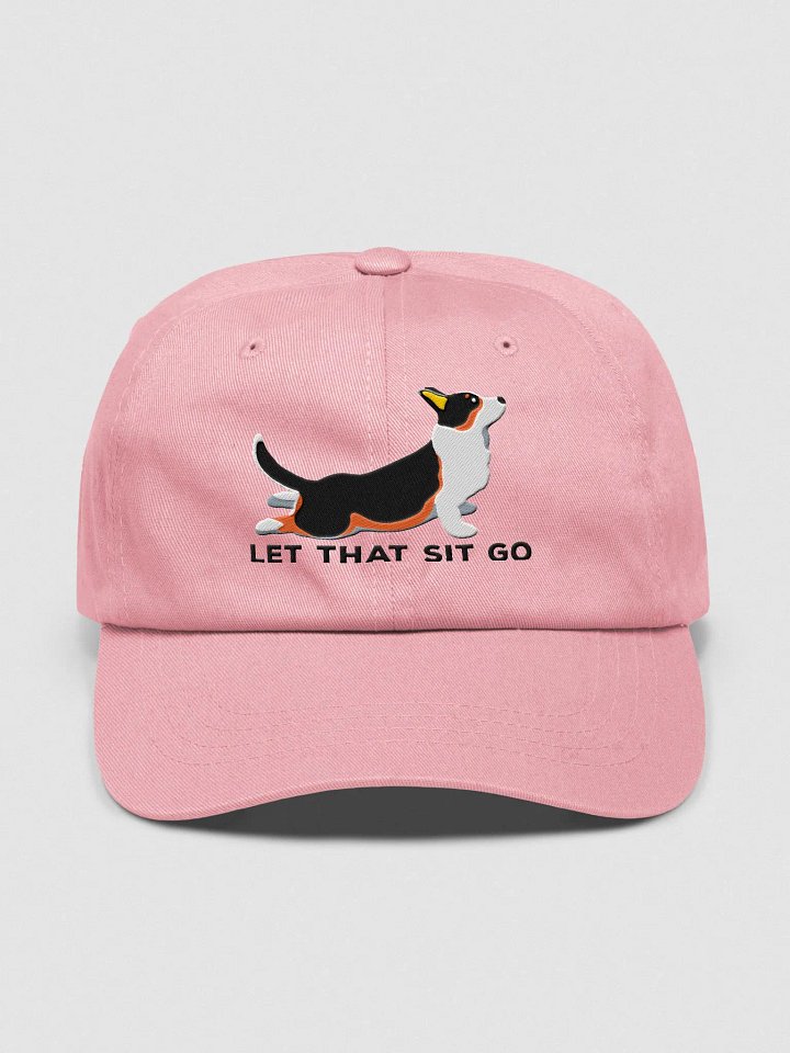 Let that Sit Go Classic Dad Hat(Embroidered) of a Cardigan Welsh Corgi(Tricolor) product image (25)