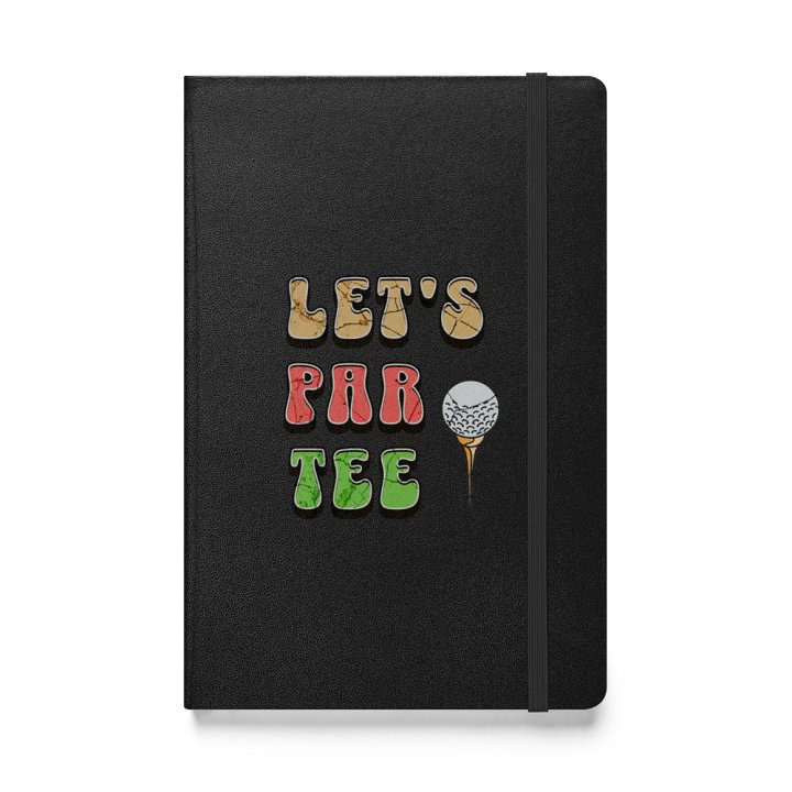 Lets Par Tee Golf Cracked Ball Hardcover Notebook product image (1)