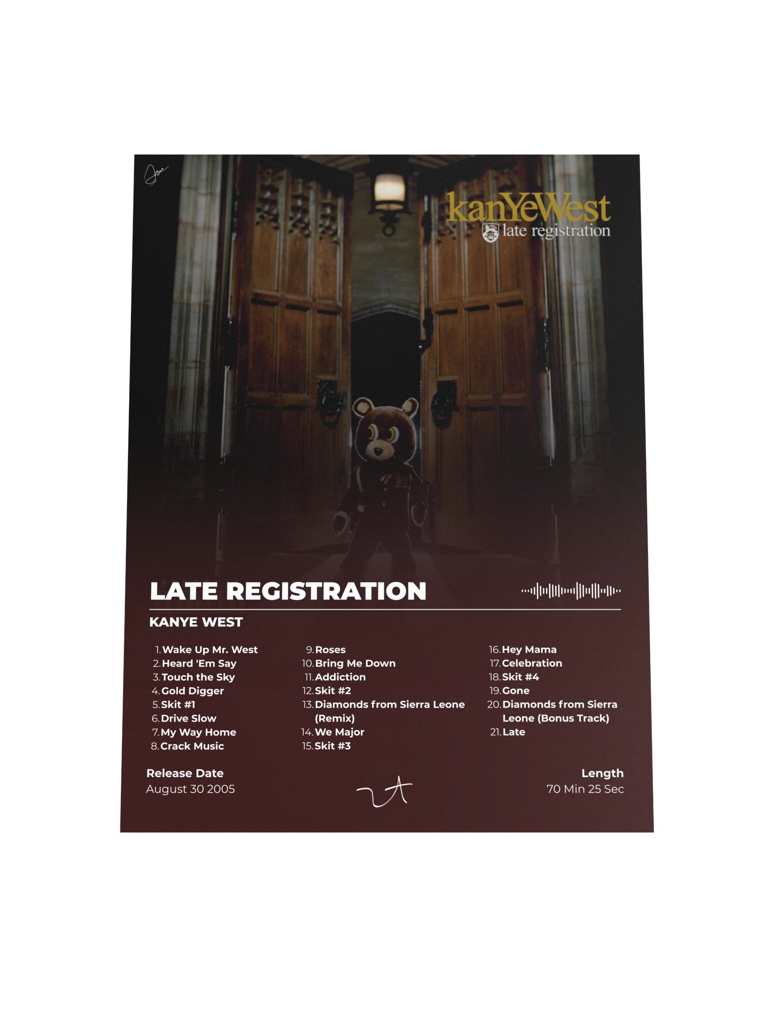 Kanye West Late Registration Poster product image (8)