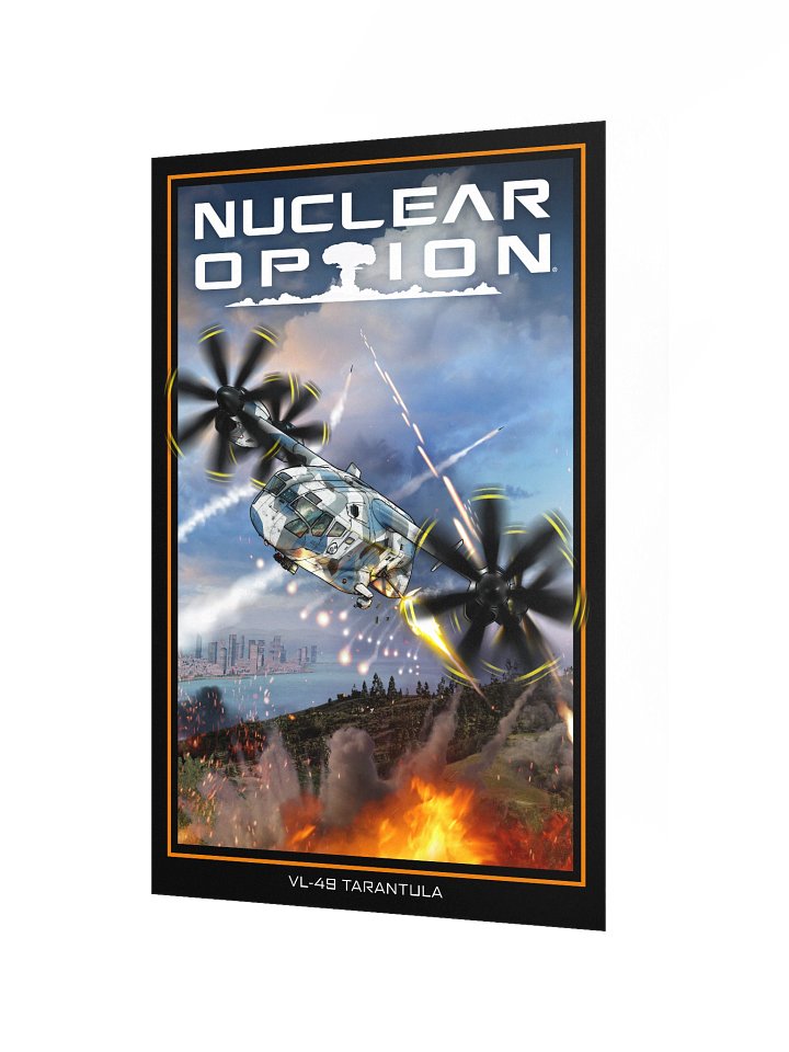 Tarantula - Navy Splinter 20x30in Poster product image (2)