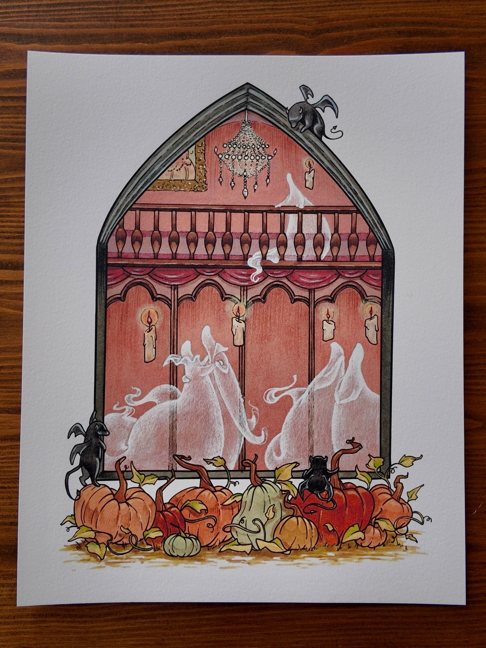 Ghostly Ballroom Print product image (4)