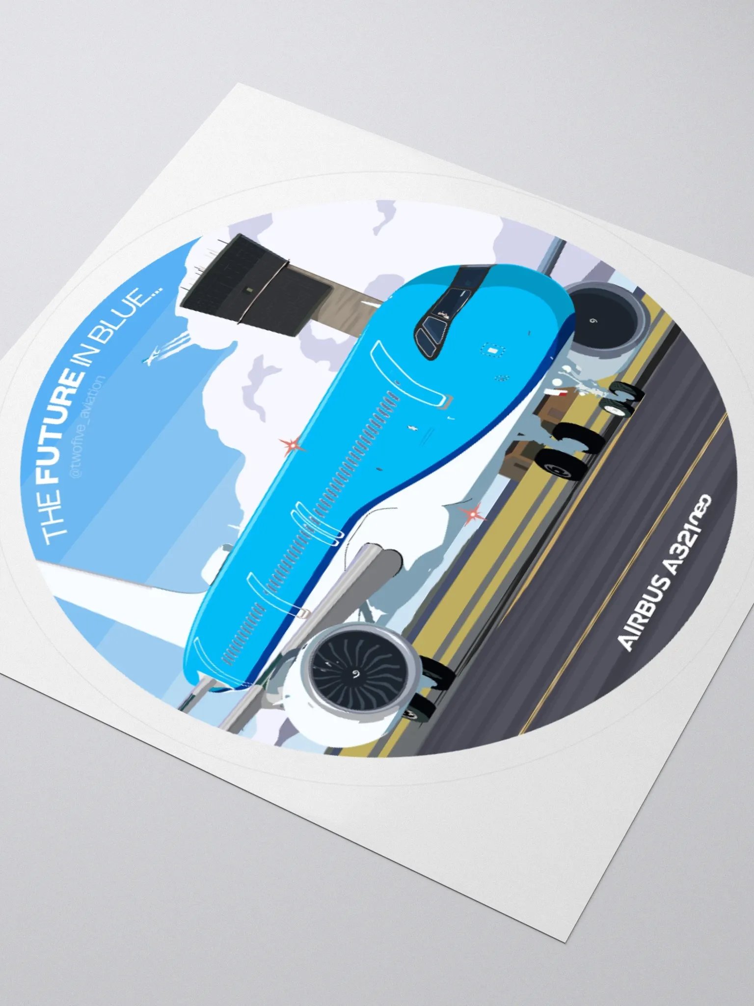 Dutch Airbus A321neo Sticker product image (3)