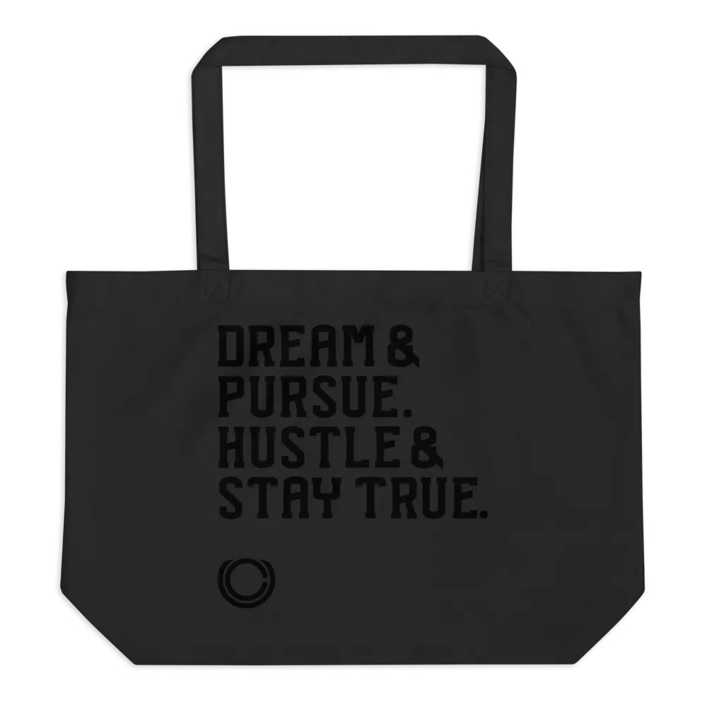 Stealth - Black The Motto Tote Bag product image (1)