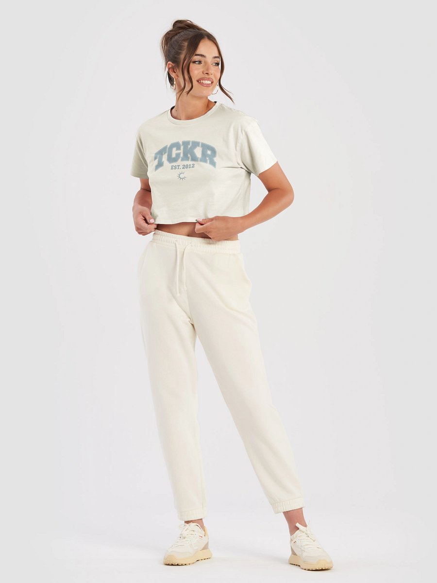 Vintage Jersey Print Crop Tee product image (1)