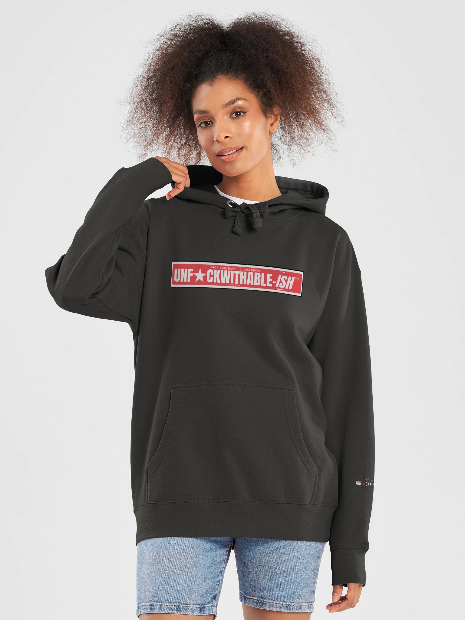 UNF★CKWITHABLE-ISH™ Women's Premium Hoodie This Baddie + Skarlitt product image (5)
