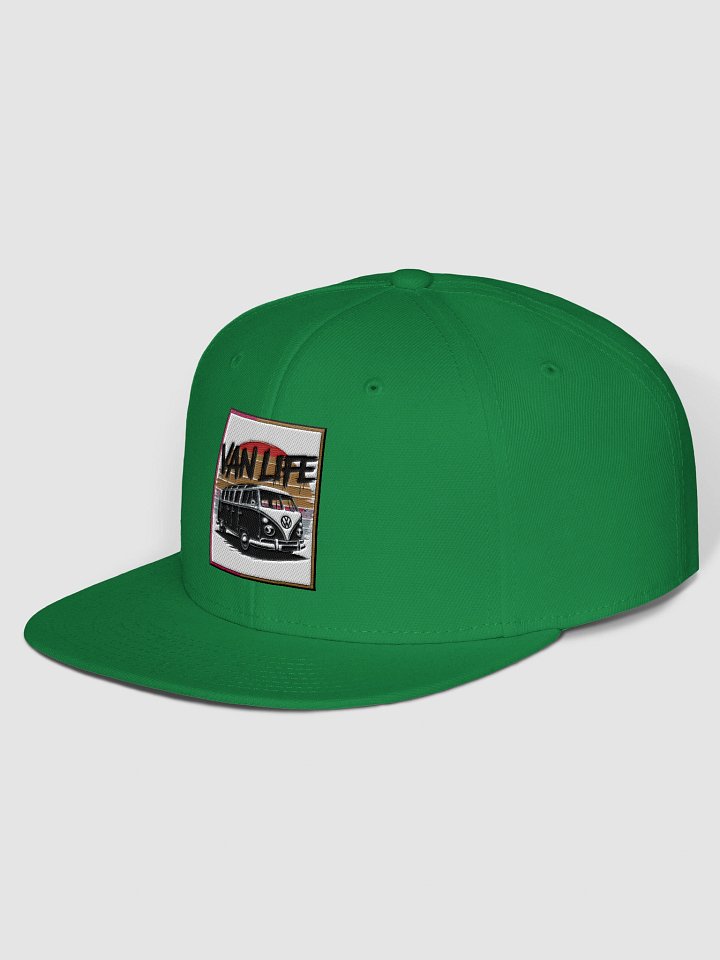 Green "Van Life" Snapback Cap product image (1)