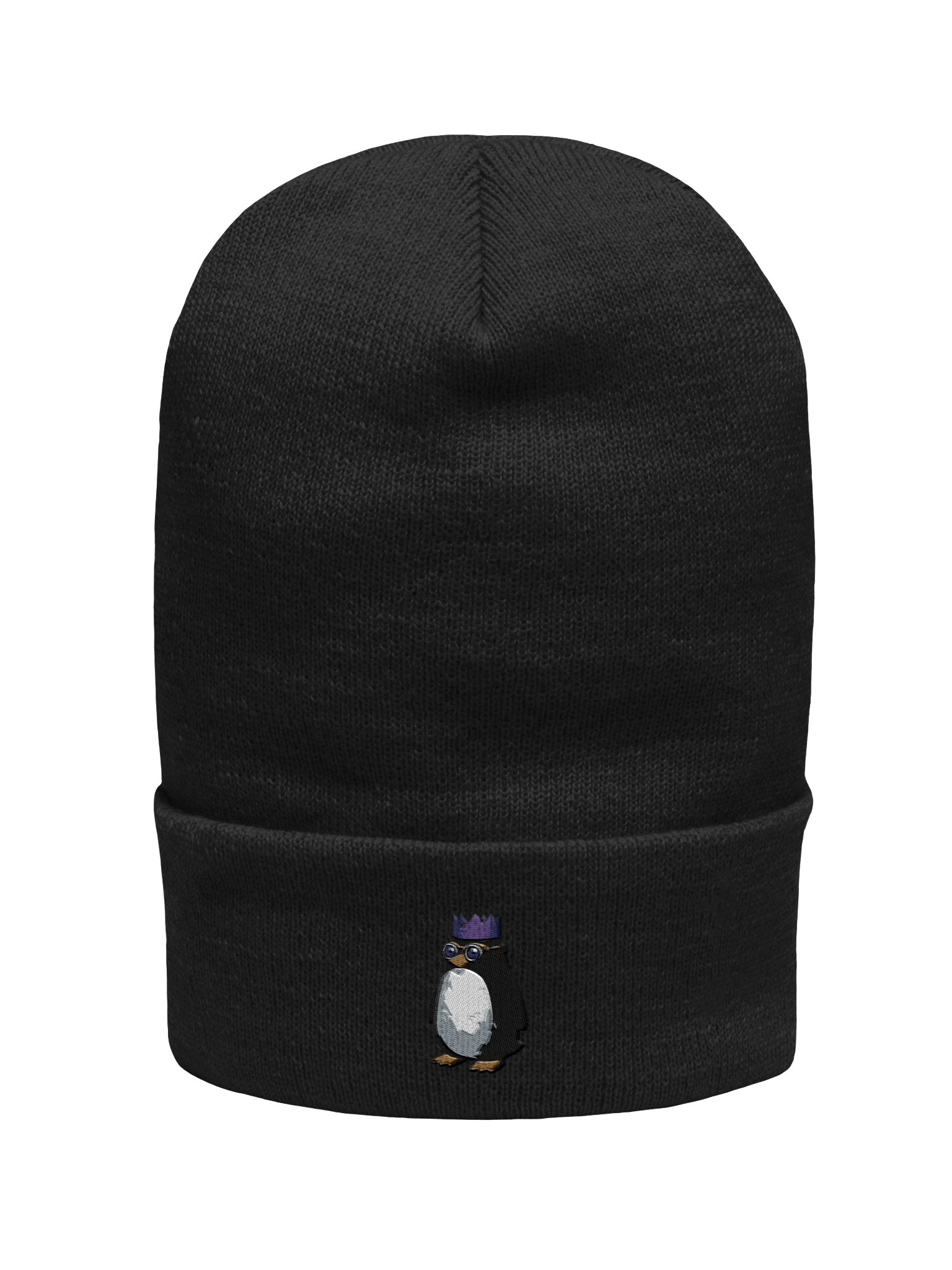 Crowned Penguin Cuffed Beanie product image (1)